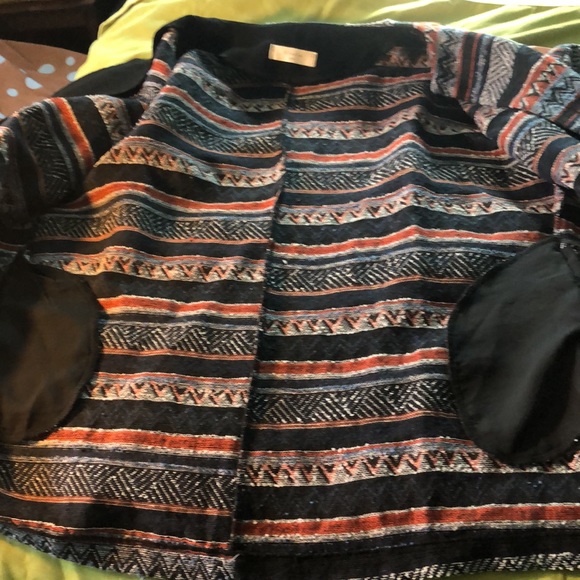 Anthropologie Southwest theme Elodie Medium Jacket/navy/red/white/light blue - Picture 14 of 16